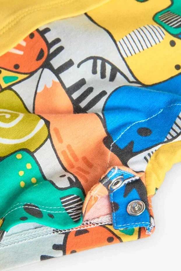 Детский комбинезон для мальчиков с принтом Animals printed Boboli, Multicolor — фото 4