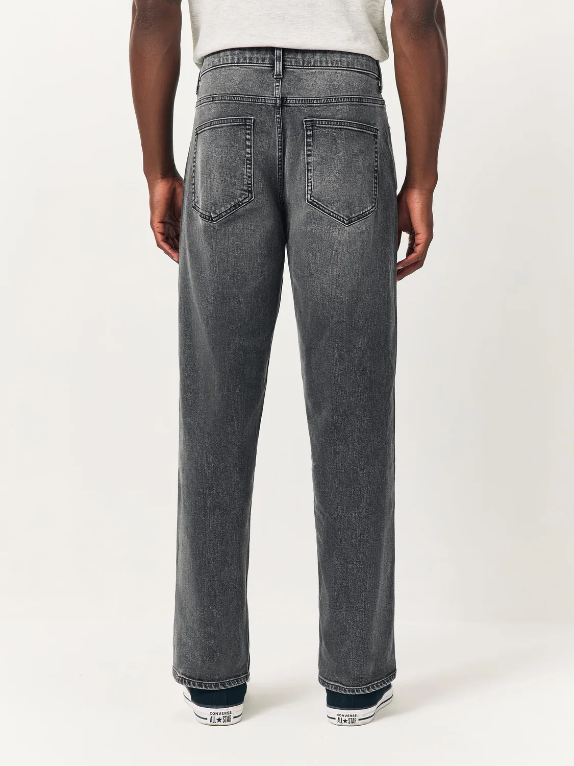 Джинсы Relaxed Fit Classic Stretch Next, серый — фото 4