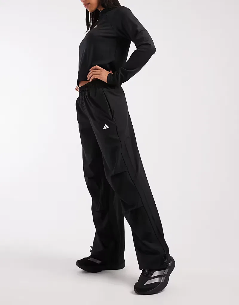 Спортивные брюки Adidas Sportswear Workout Essentials из тканого материала, черный