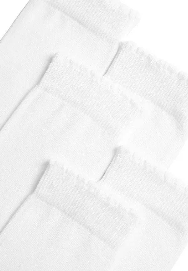 Носки гольфы Knee high socks Marks & Spencer, белый — фото 3