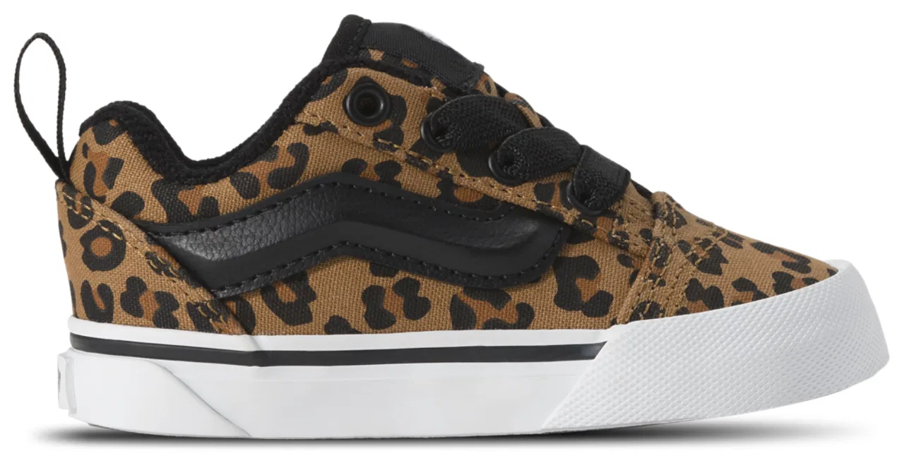 Детские кеды Knu Skool Leopard Vans, коричневый/черный