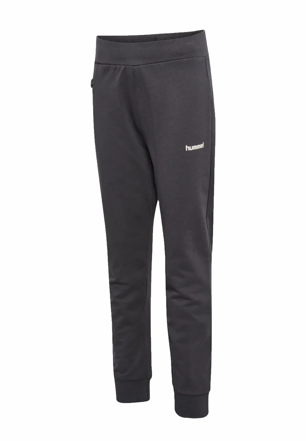 Брюки Hmljr с регулируемой талией, унисекс - спортивные штаны Hummel, Ebony — фото 3