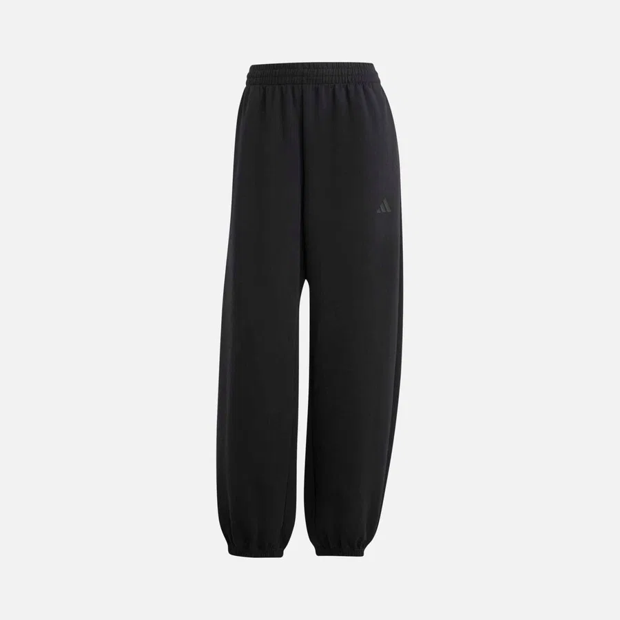 Женские спортивные брюки adidas Soft Lux Loose, Черный — фото 4