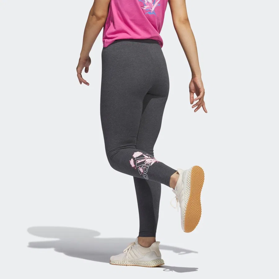 Женские леггинсы с длинным рукавом adidas Blom G Tight, Серый — фото 2