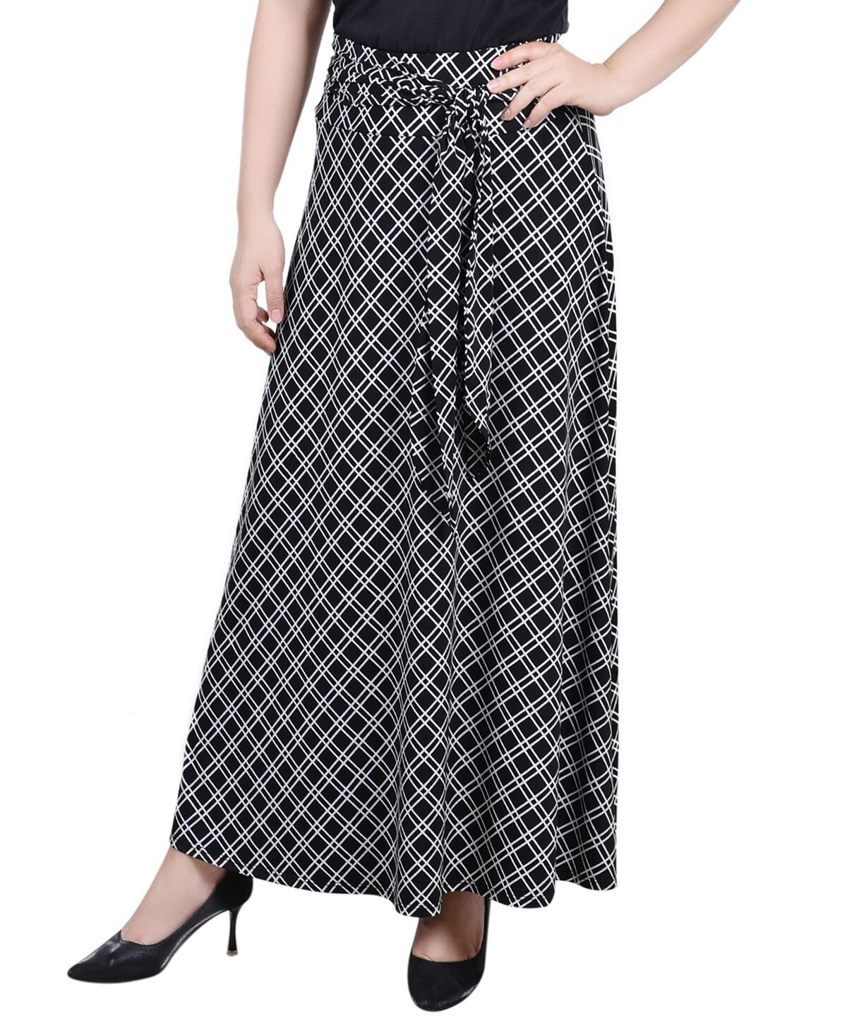 

Женская макси-юбка missy с поясом на талии NY Collection, мульти