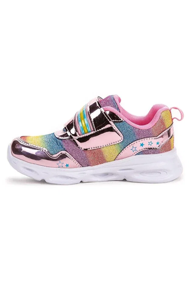 Детские кроссовки для девочек с подсветкой Vicco, Pink — фото 2
