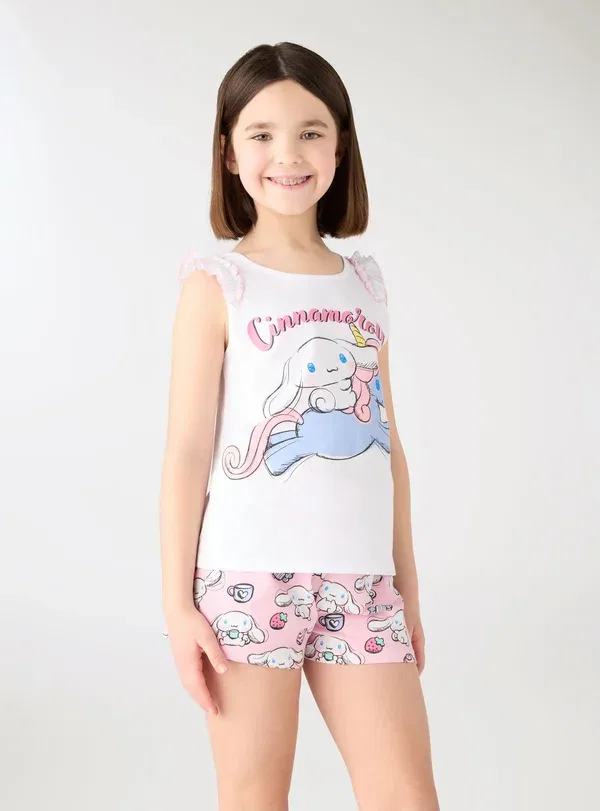 Комплект пижама хлопок Hello Kitty Terranova rosa confetto, розовый — фото 2