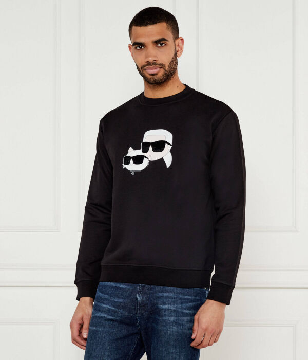 

Свитер Regular fit Karl Lagerfeld, черный