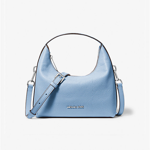 

Маленькая сумка-мессенджер Ember из шагреневой кожи Michael Kors, синий