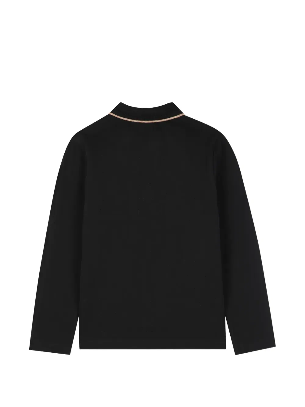Рубашка поло с длинными рукавами Boss Kidswear, черный — фото 2