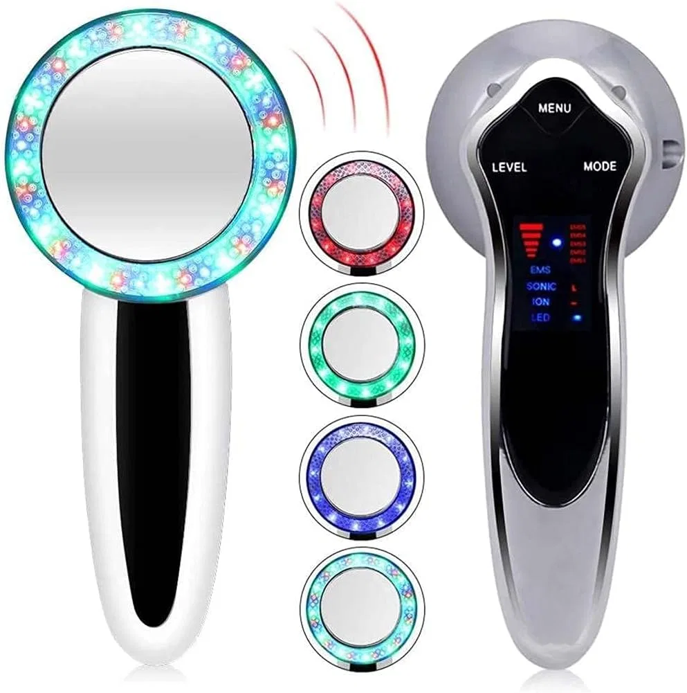 Мини массажер для похудения X&Z-XAOY, ультразвуковой, LED фототерапия, EMS электроды