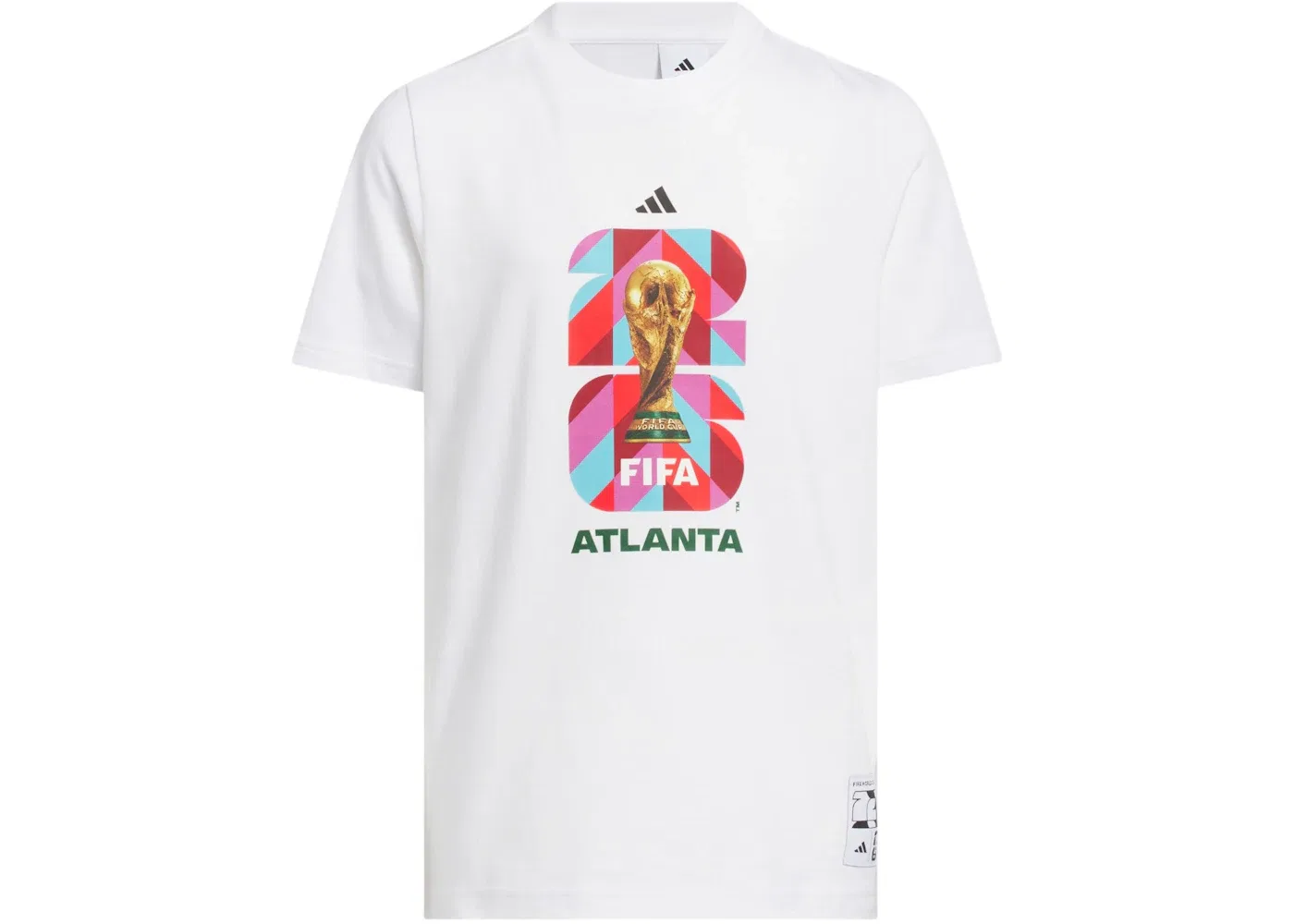 Детская футболка с принтом FIFA World Cup 26 Atlanta T-shirt Adidas, White