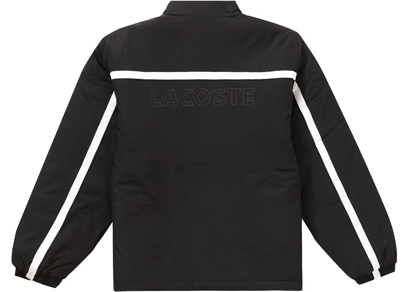 Мужская куртка-пуховик с полузастежкой-молнией LACOSTE Supreme Puffy Half Zip Pullover, Black — фото 2