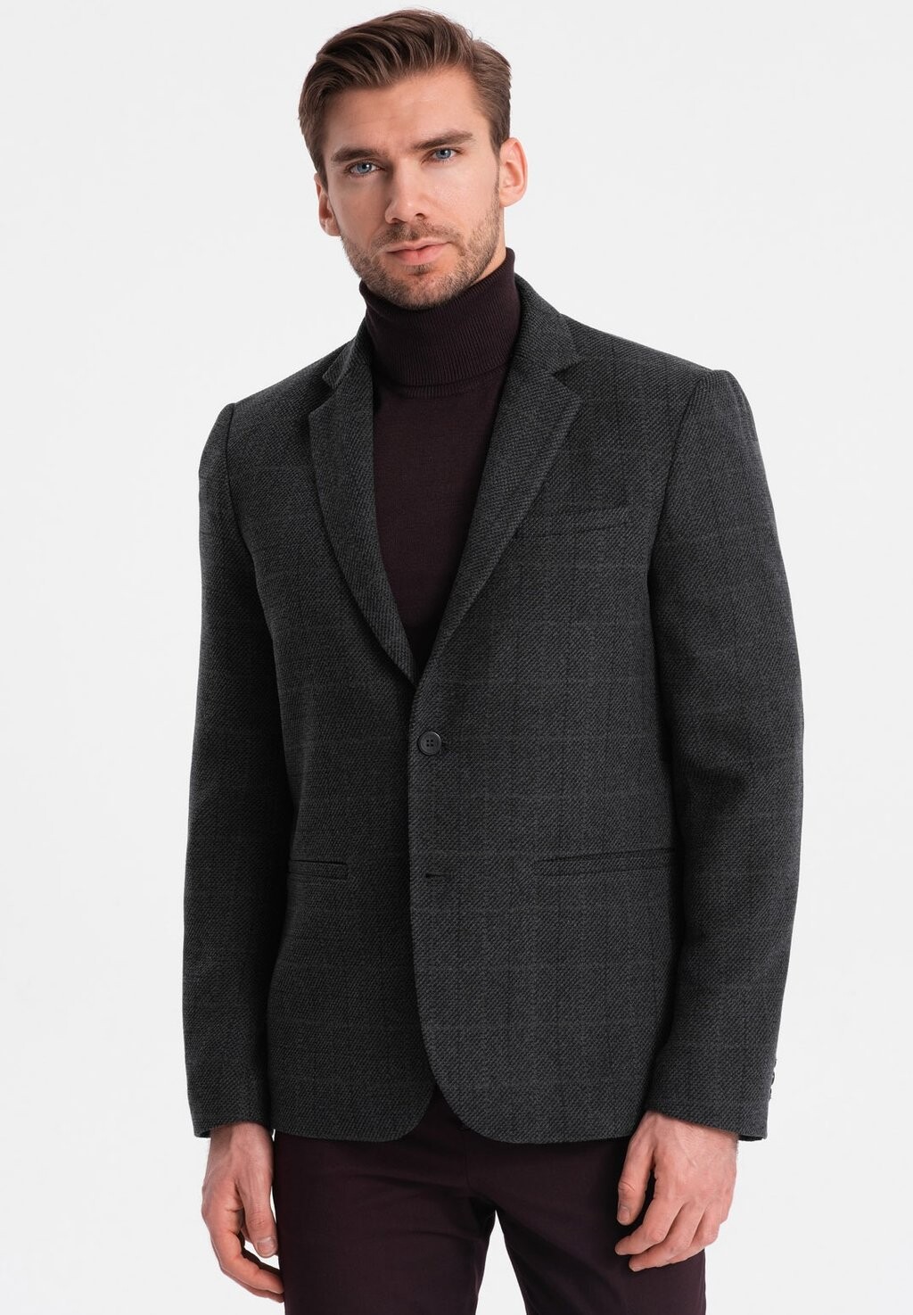 

Куртка CHECKED Ombre, цвет black melange