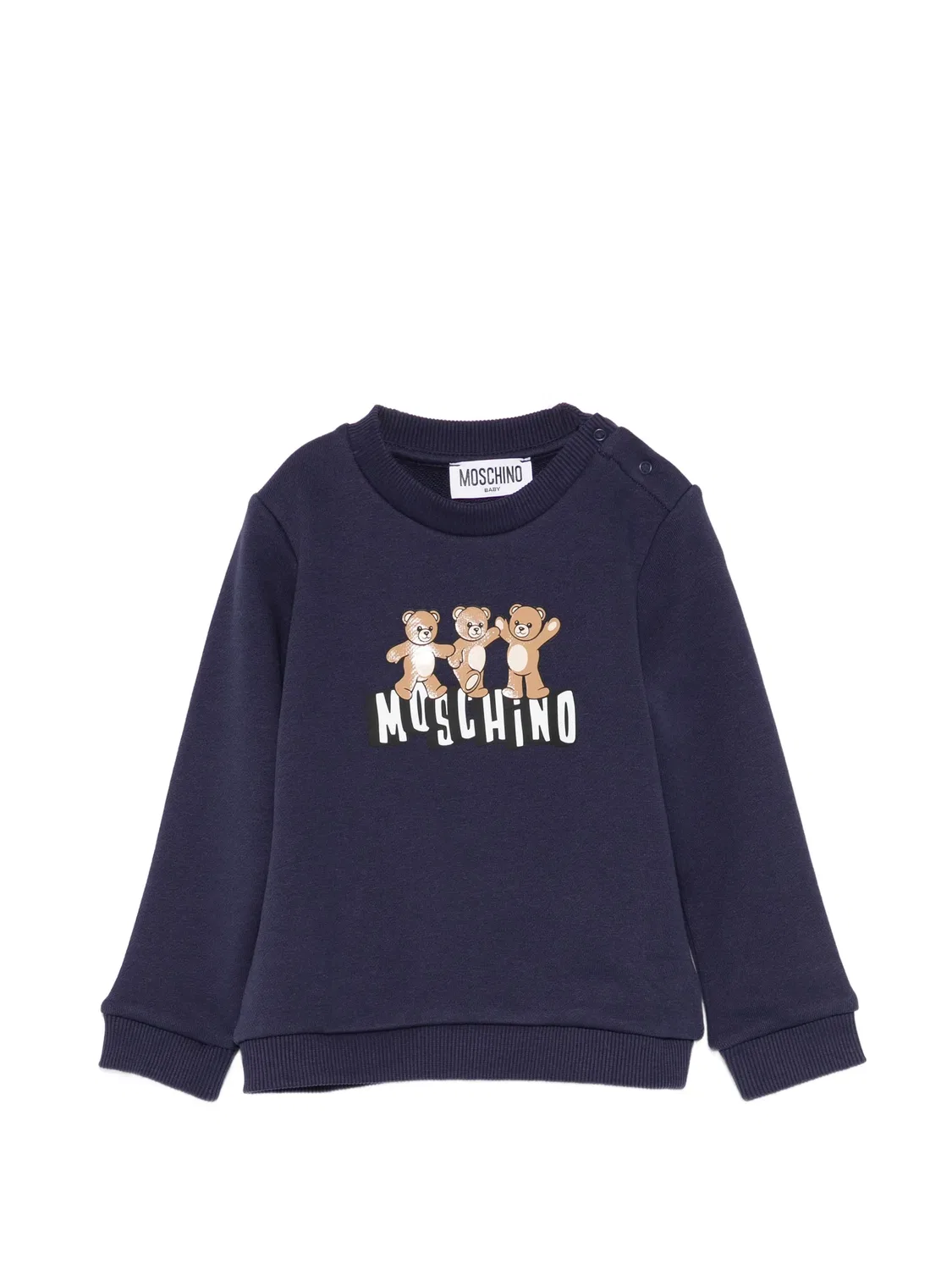 Свитшот с принтом «Тедди» Moschino, синий