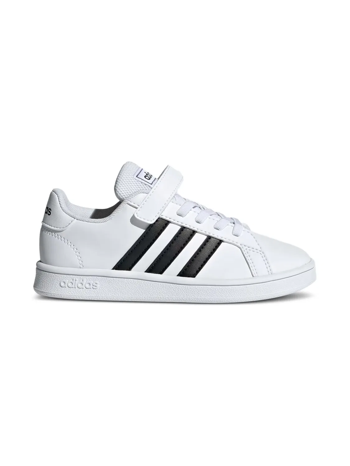 Кроссовки Grand Court PS белые кожаные Adidas, белый — фото 2