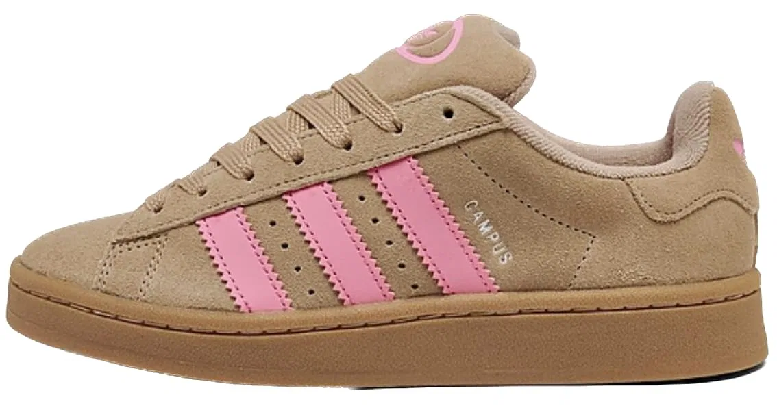 Детские кроссовки для мальчиков с замшевым верхом Campus 00s Adidas, Light Pink Brown
