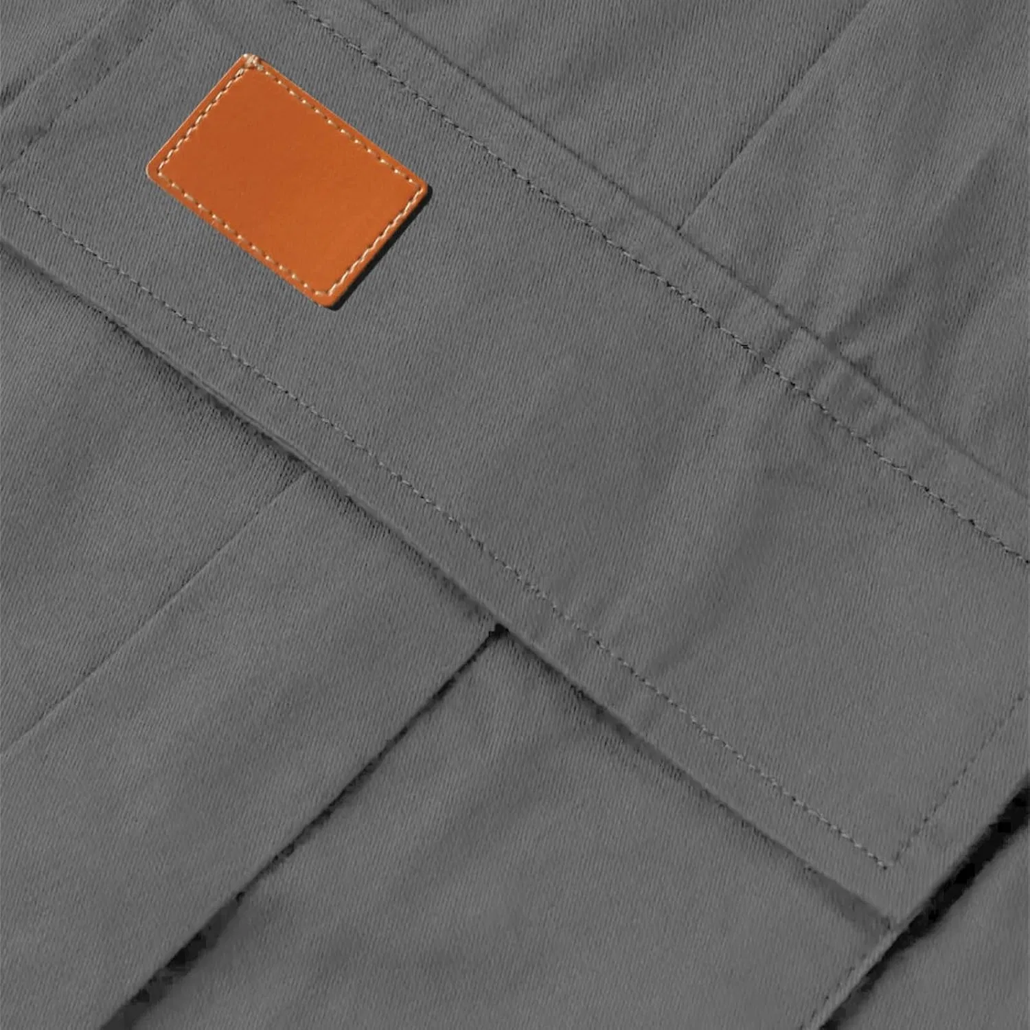 Мужские брюки карго на шнуровке с множественными карманами, Utility, Relaxed Fit, Lightweight Comfort Jogger Track Pants, серый — фото 4