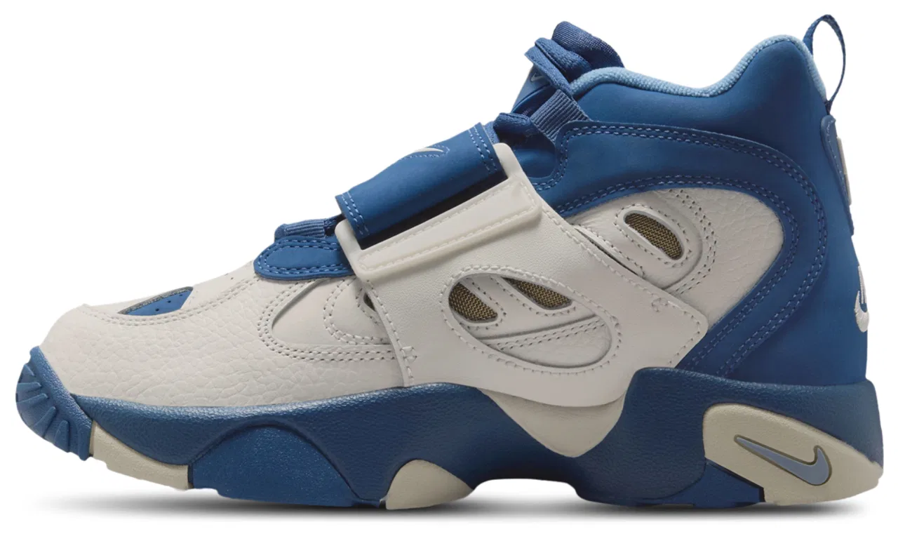Кроссовки для мальчиков Air Diamond Turf II Nike, цвет Sail/Mystic Navy/Blue Grey — фото 2