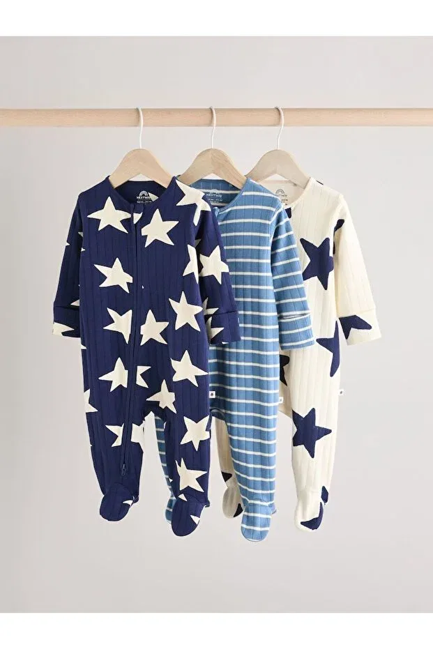 Детский комплект комбинезонов для новорожденных с принтом Next Baby, Multicolor