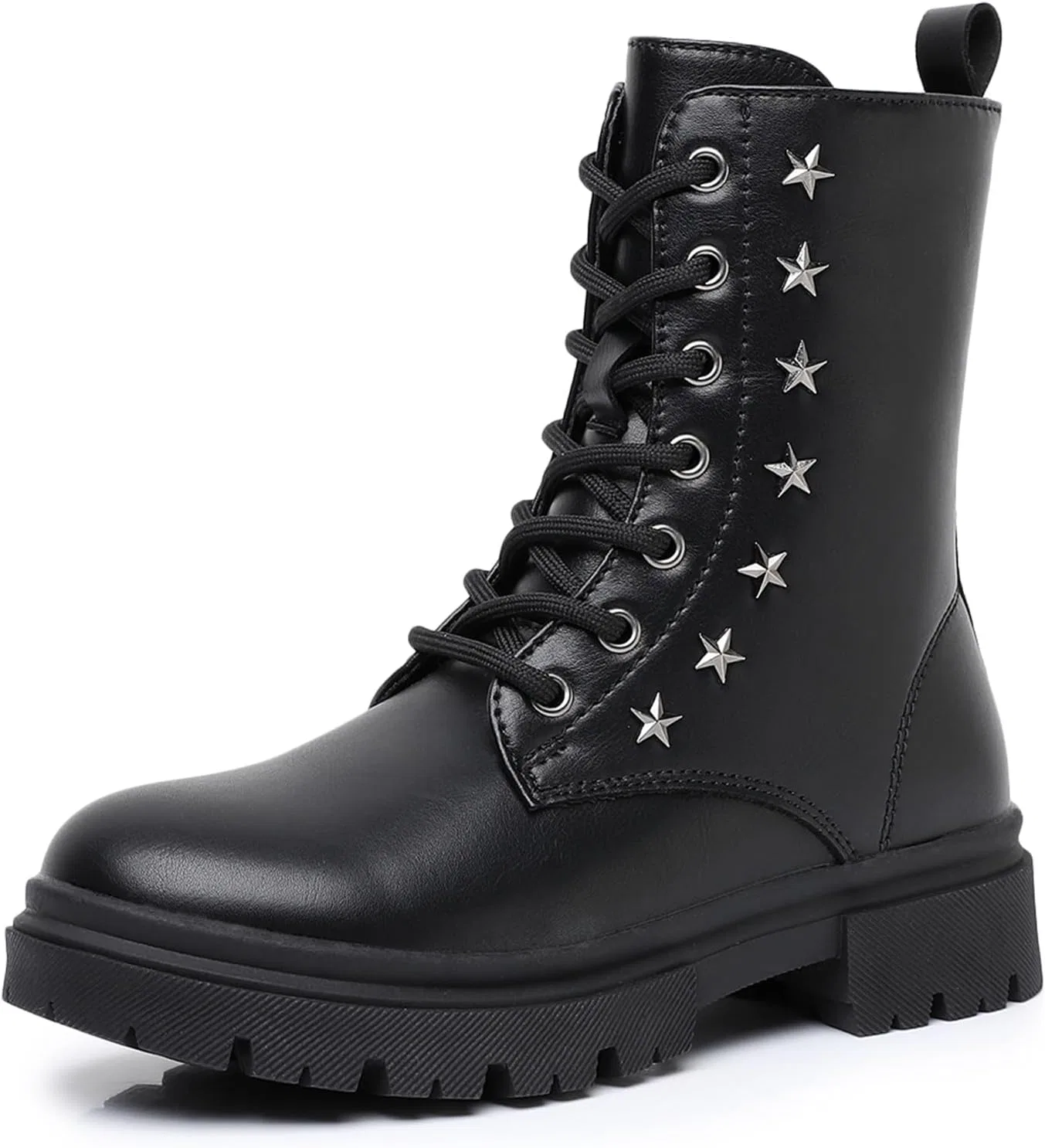 Детские ботинки для девочек с боковой молнией Ahannie, Black/Star