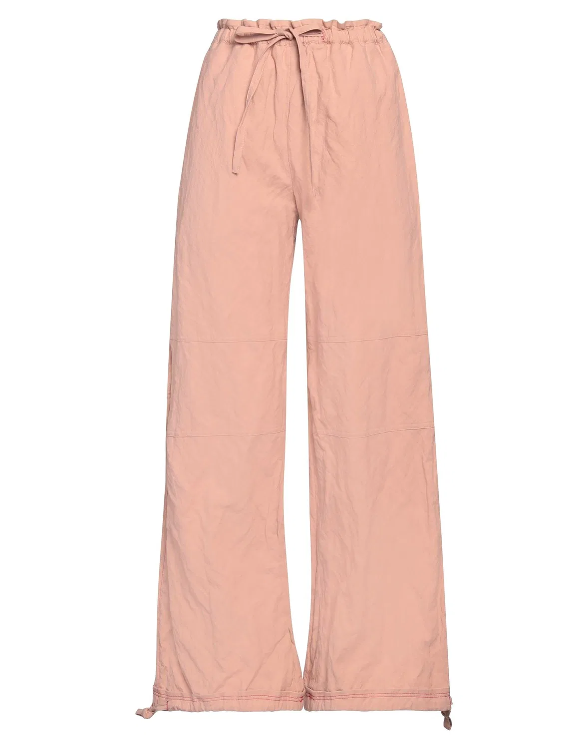 Женские широкие брюки хлопковые Acne Studios, Light Pink