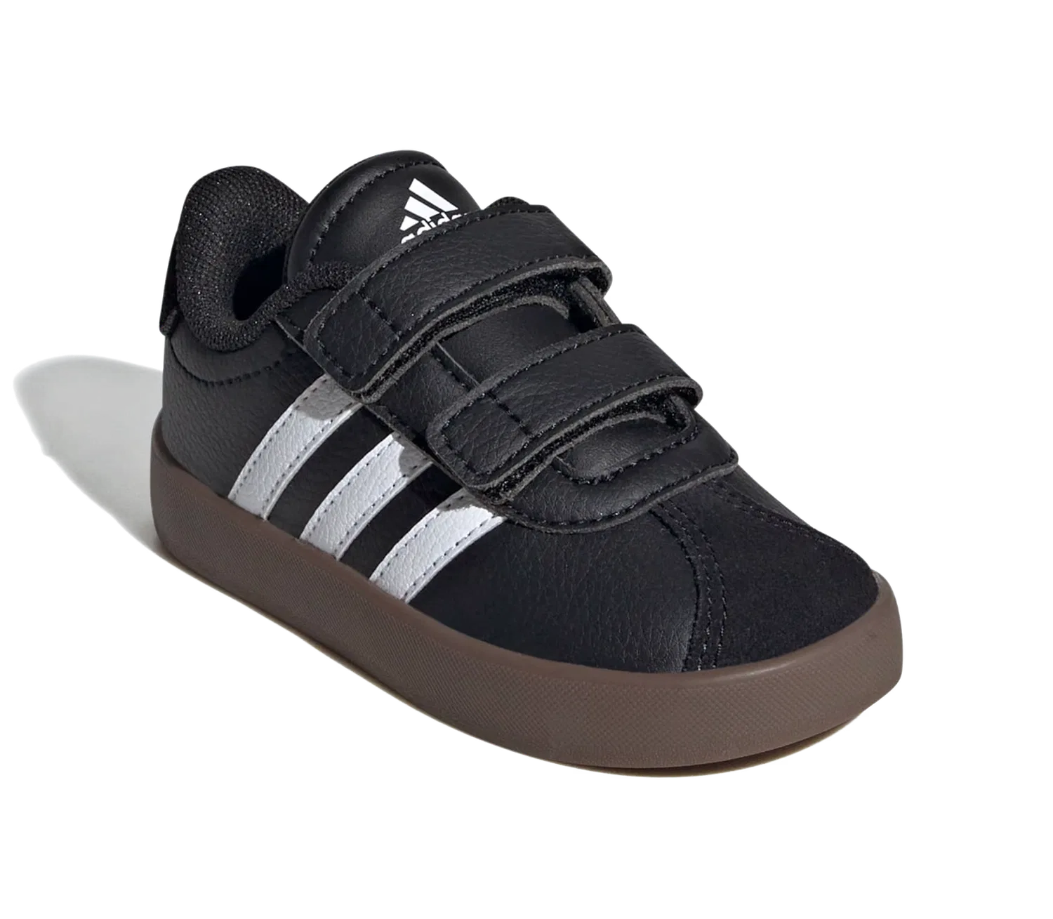 Детские полуботинки с липучкой Adidas, черный — фото 2