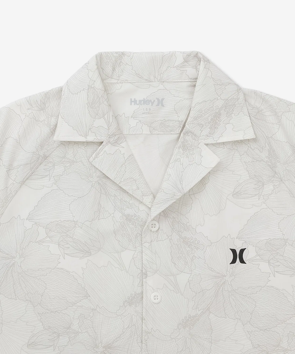 Детская рубашка с коротким рукавом PHANTOM WOVEN ICON FLORAL SHIRTS Hurley, White — фото 3