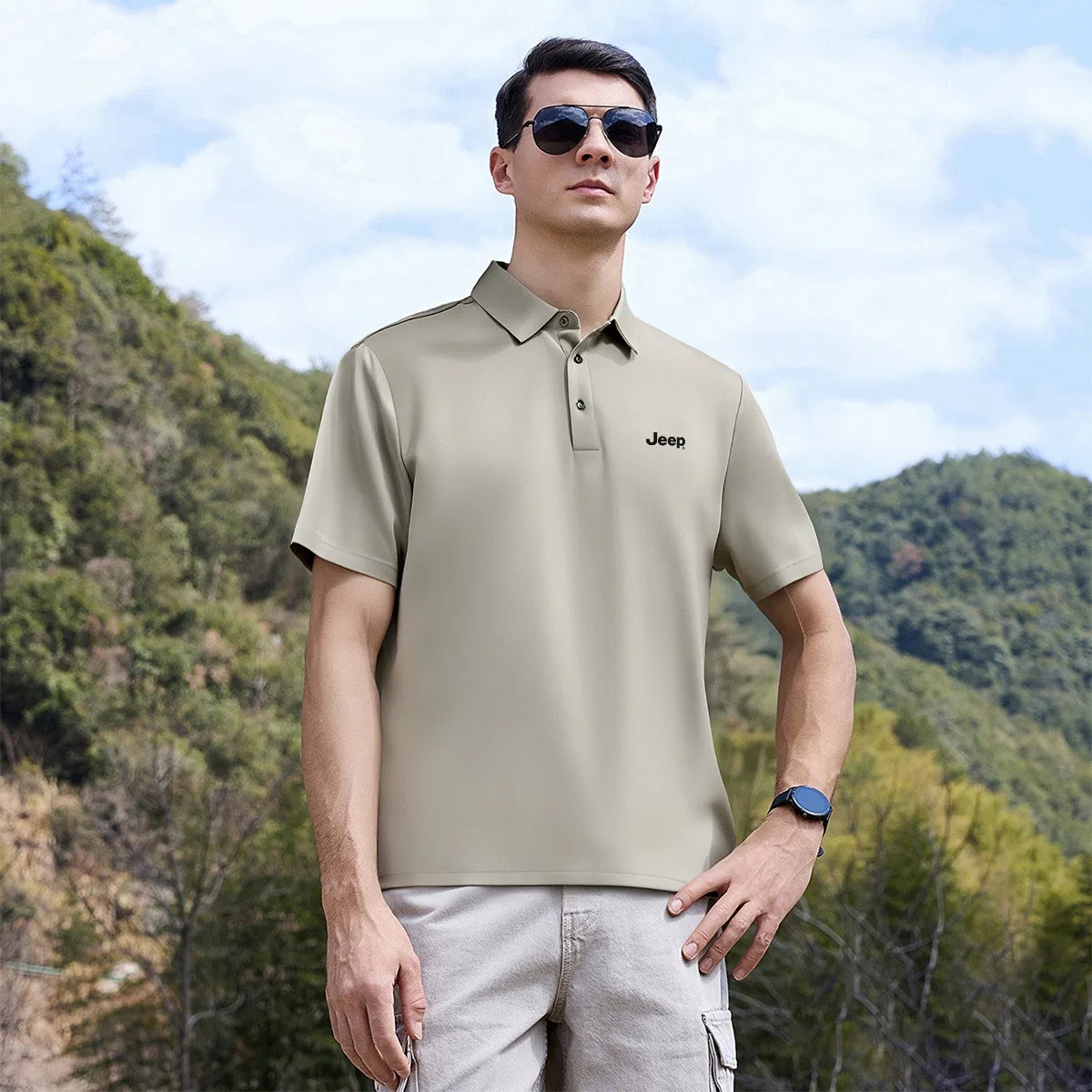 Детский комплект спортивной одежды с принтом Jeep City Casual Collection, черный — фото 4