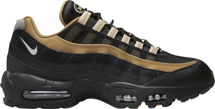 Кроссовки Nike Air Max 95 'Black Elemental Gold', черный - фото