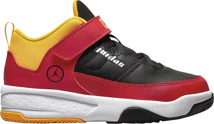 

Кроссовки Jordan Max Aura 3 SE PS Black Gym Red Gold, красный
