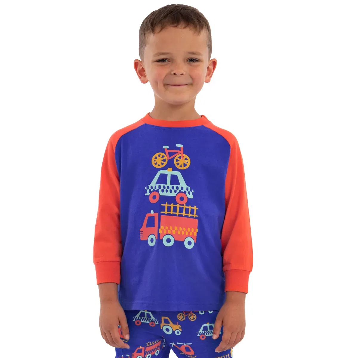 Пижама детская Transport 2 Pack Harry Bear, Blue — фото 3