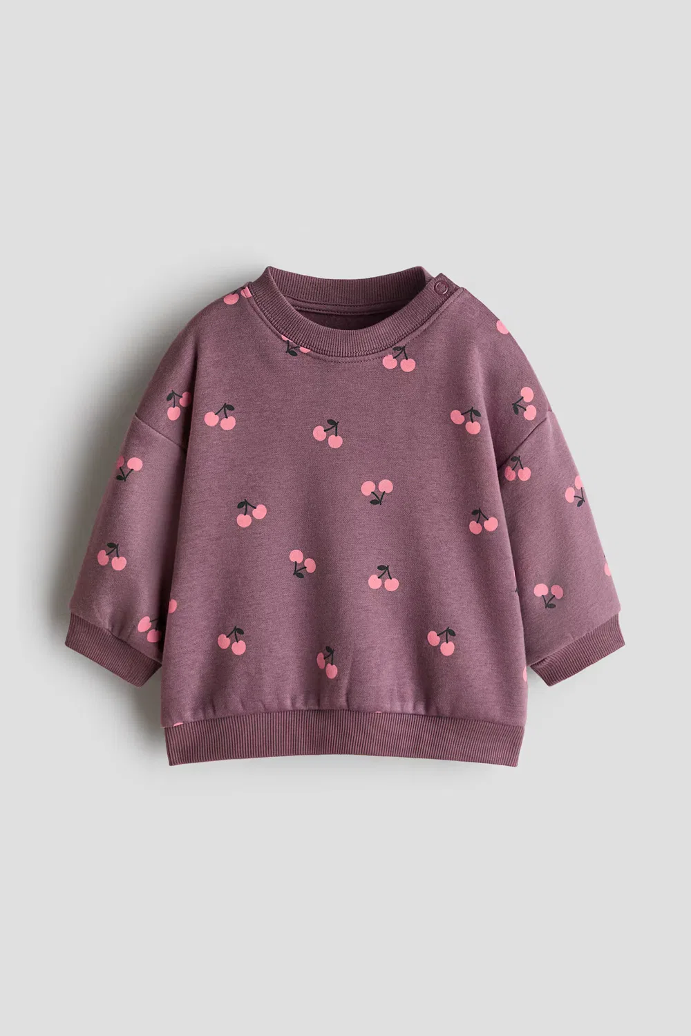 Толстовка с принтом H&M, Lila/Kirschen