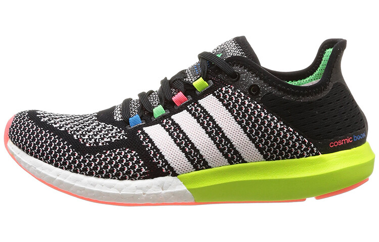 

Кроссовки женские CC Cosmic Boost с низким верхом, черные/зеленые Adidas