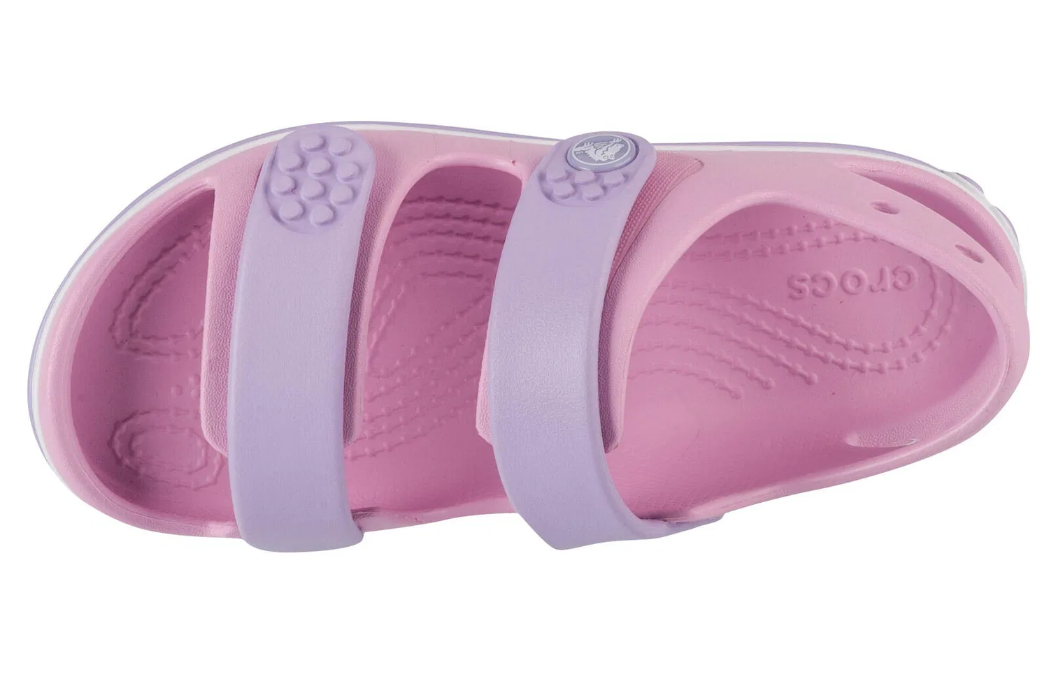 Детские сандалии с закрытым носком Crocband Cruiser Sandal K Crocs, Ballerina Lavender — фото 3