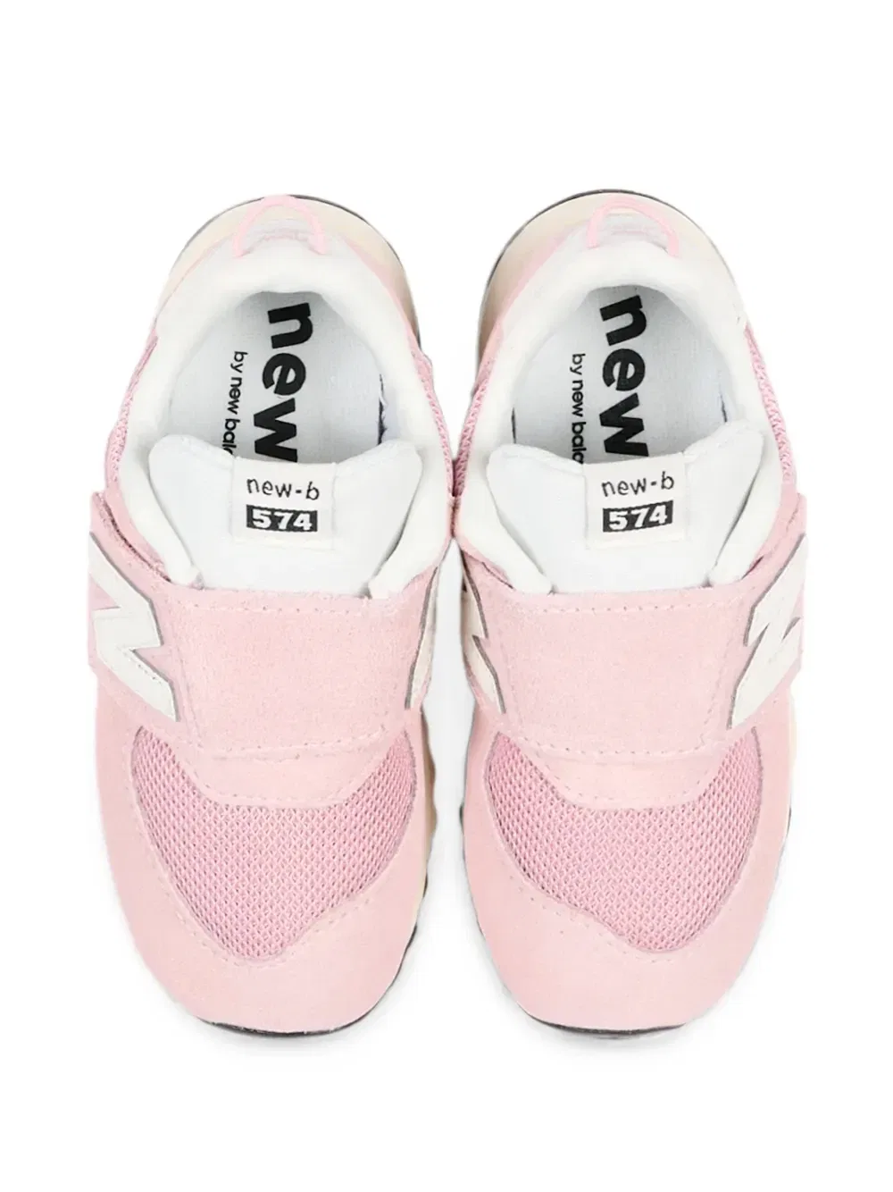 Кроссовки 574 на липучках New Balance Kids, розовый — фото 3