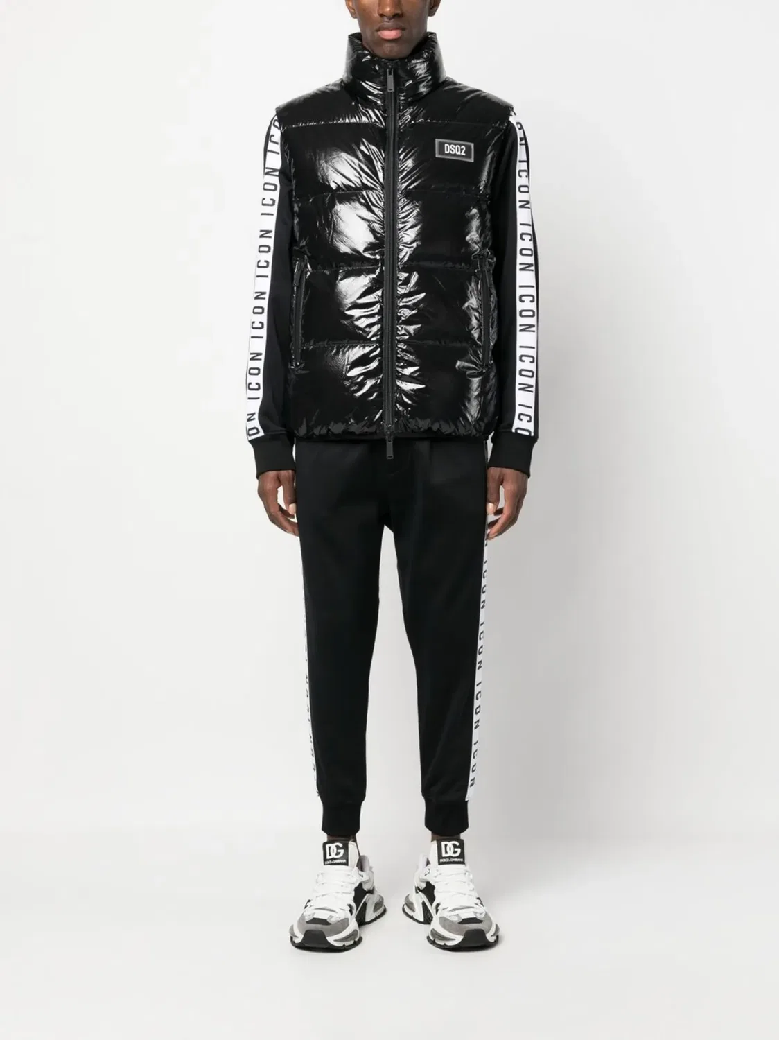 Жилет Icon Stripe DSQUARED2, черный — фото 4