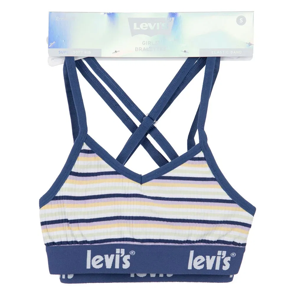 Бюстгальтер с V-образным вырезом Levi'S Fashion, синий — фото 2