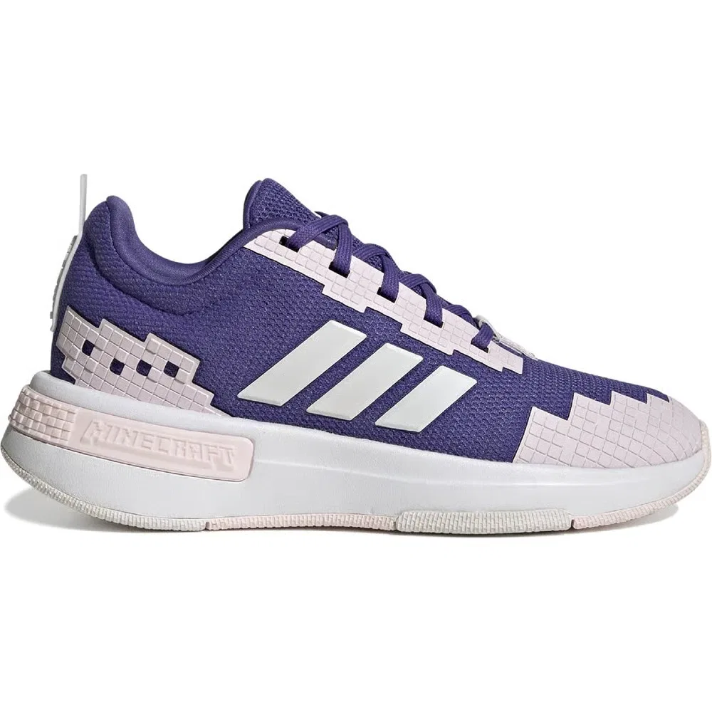 Детские кроссовки для бега Minecraft Pro Adidas, Purple/White/Pink — фото 2