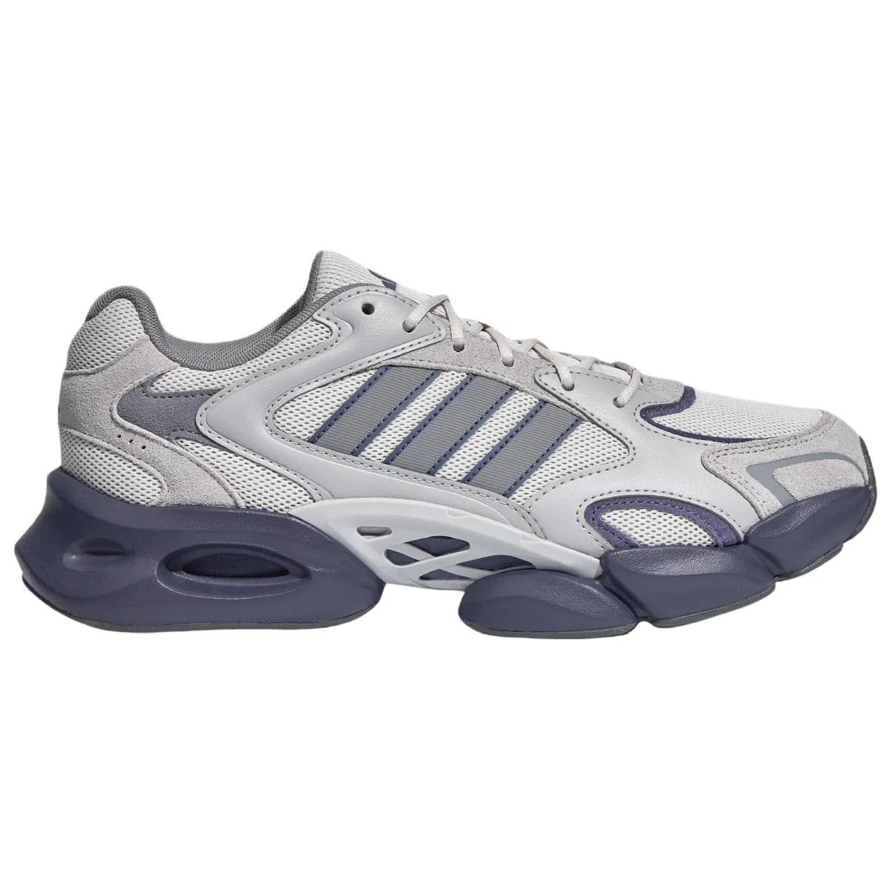 Детские кроссовки с толстой подошвой MEGASTRIDE Adidas, Light Gray/Gray/Soft Violet — фото 3