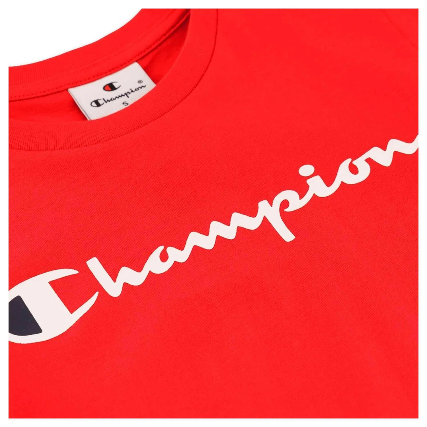 Детская футболка с коротким рукавом Champion 306879-RS069, Красный — фото 3