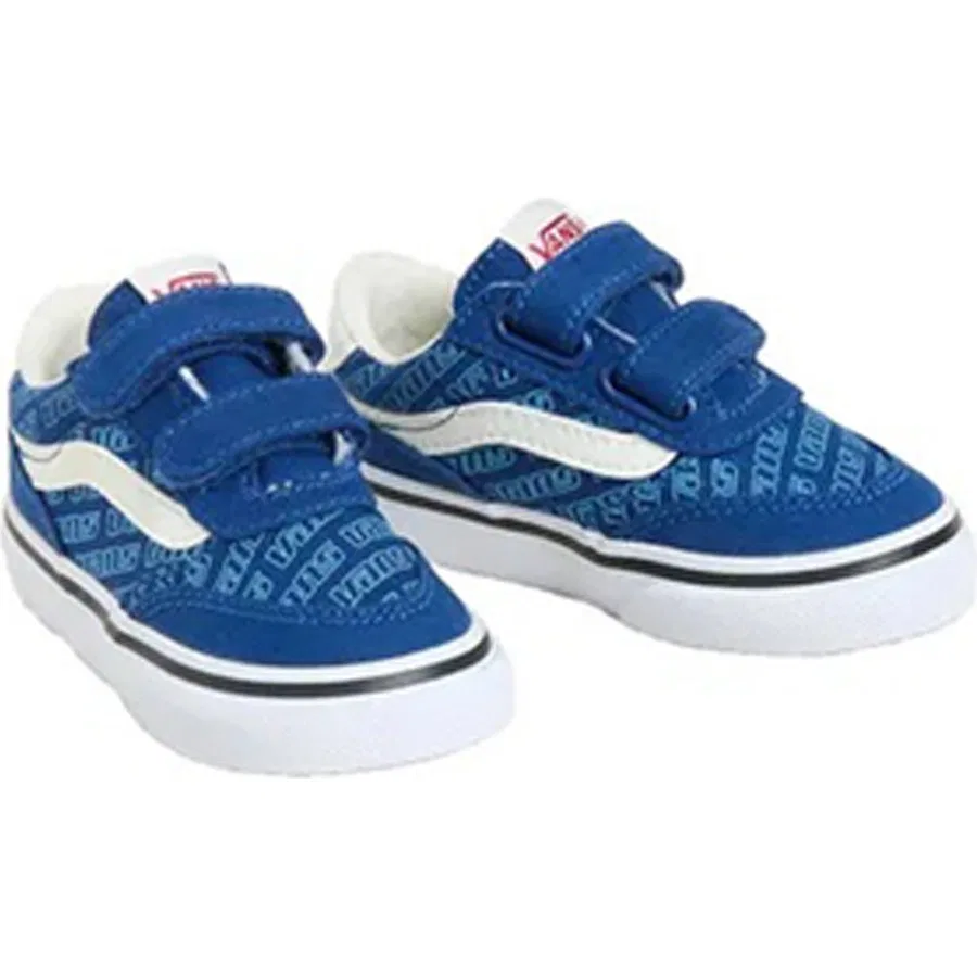 Кроссовки повседневные с липучками Brooklyn LS V Vans, Синий — фото 2