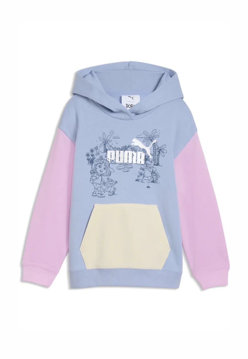 Толстовка с принтом «Дора-исследовательница» в свободном стиле Puma, Chambray Blue — фото 4