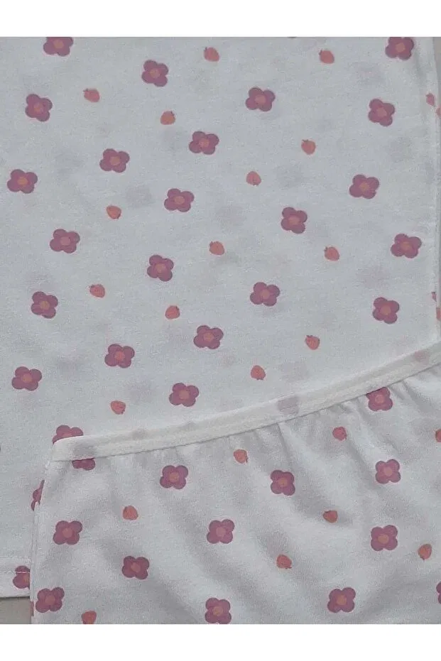 Детский комплект нижнего белья для девочек хлопковый с принтом Boxer Shorts Elmas, Ecru — фото 2