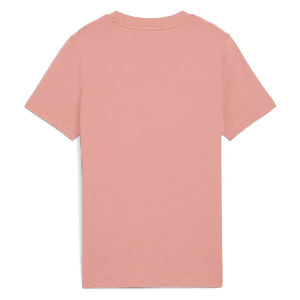 Детская футболка для девочек с коротким рукавом Ess Script Puma, Pink — фото 2