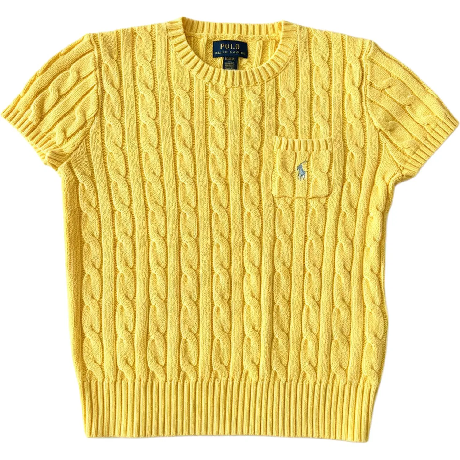 Детский свитер с круглым вырезом Polo Ralph Lauren, Yellow