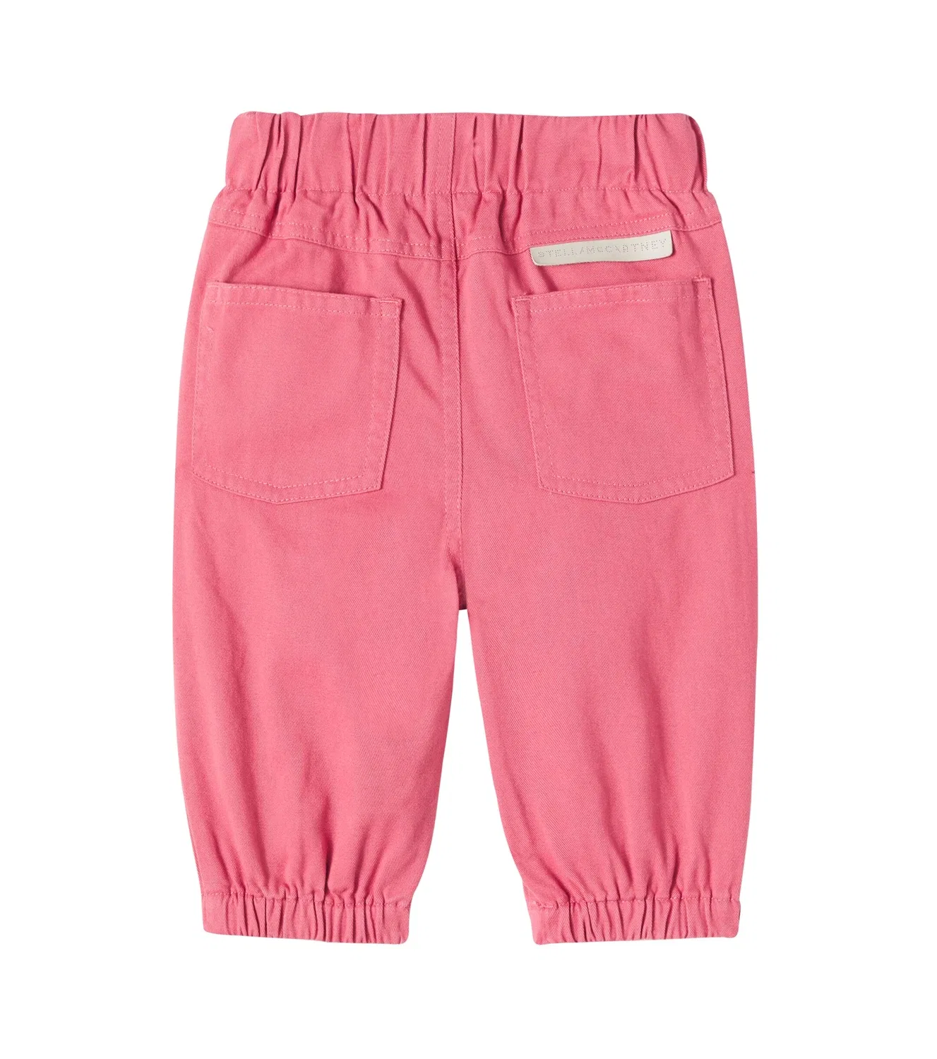 Детские джинсы с эластичным поясом Stella Mccartney Kids, розовый — фото 2