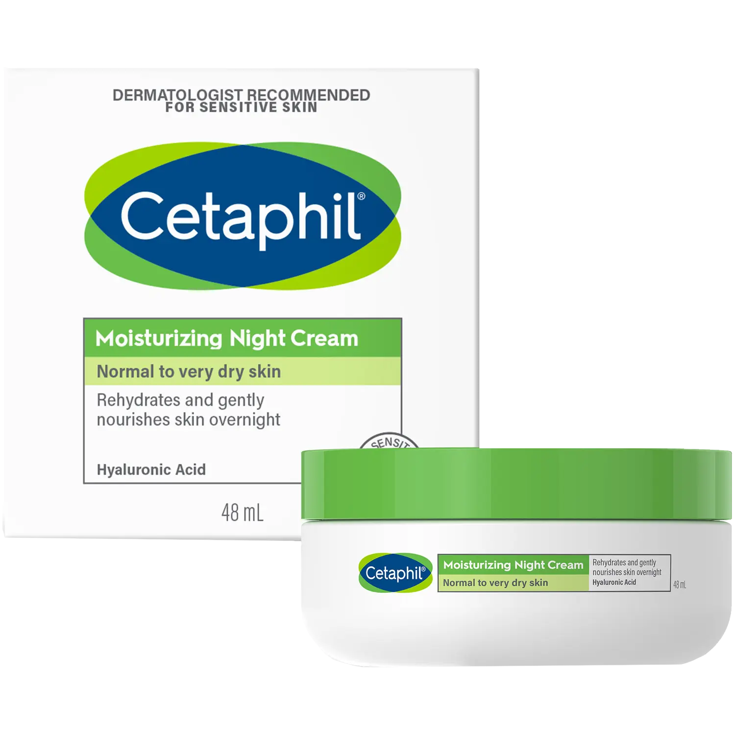 

Cetaphil Увлажняющий ночной крем для лица, 48 мл