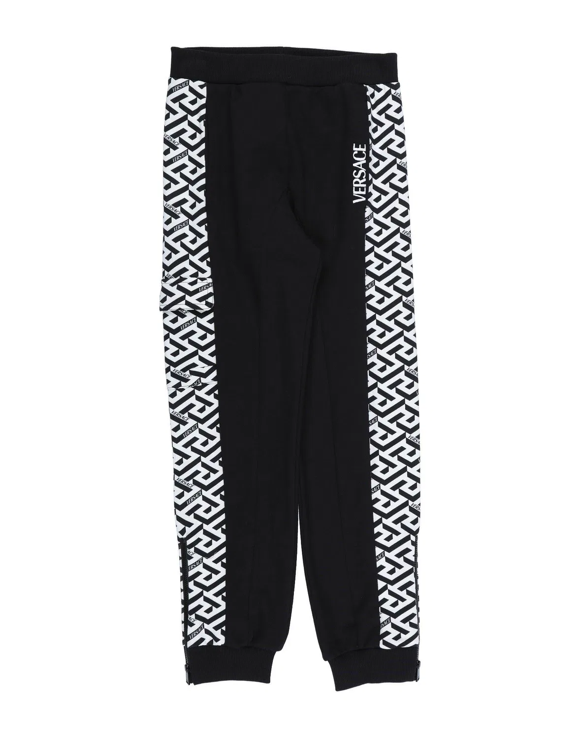 Подростковые спортивные штаны для мальчиков с логотипом Versace Young, черный