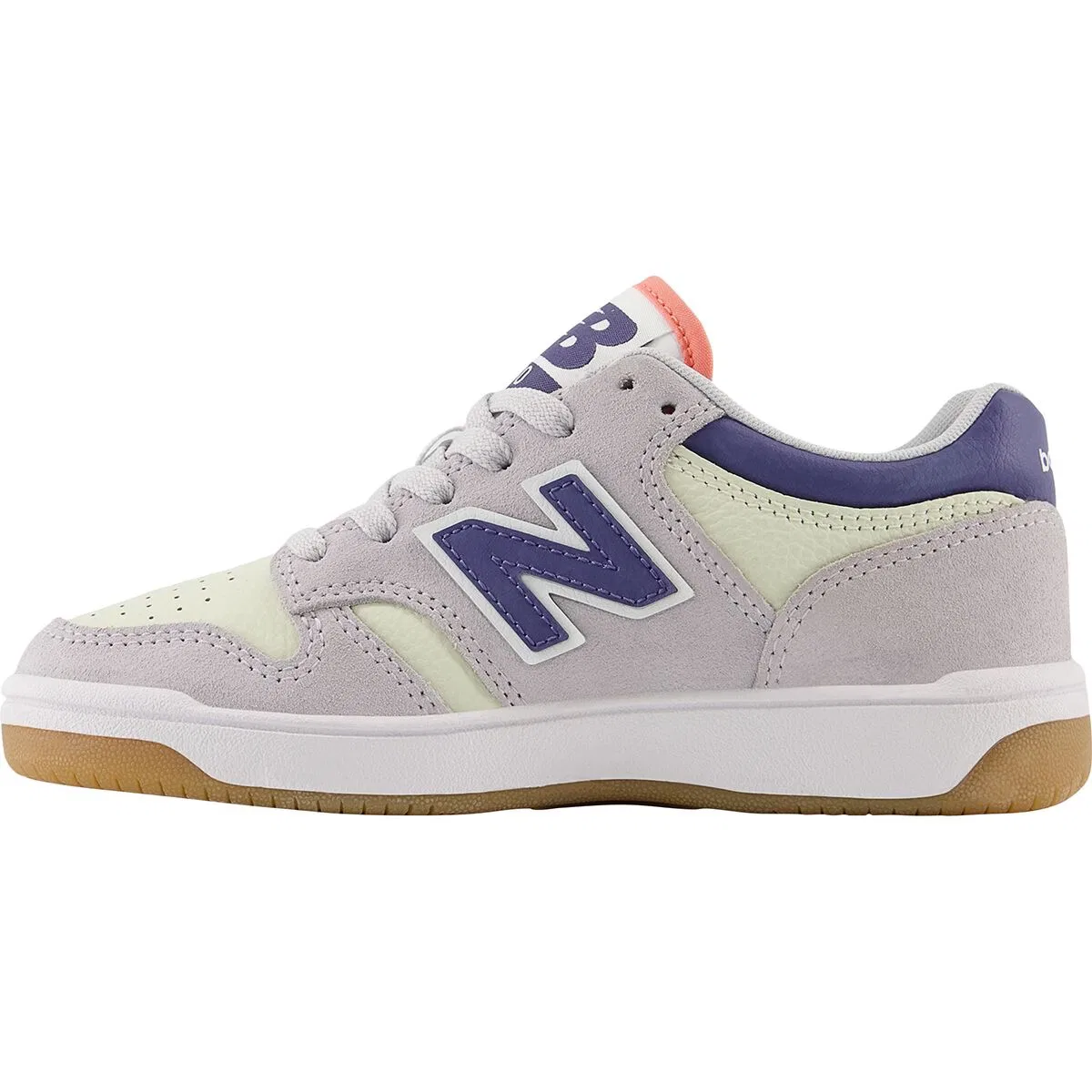 Детские кроссовки для мальчиков баскетбольные 480 shoe - little kids' New Balance, Pearl Grey — фото 4